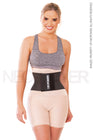 Combo Faja Cami Térmica Neopreno (Gris)+Super Afinador De Cintura (Negro) NEOPOWER