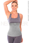 Combo Faja Cami Térmica(Negro)+Cinturilla (Gris) Térmica en Neopreno para Sudar NEOPOWER