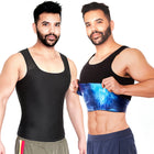 Combo Faja Camiseta Powernet (Negro) + Faja Camiseta Térmica Osmotex Súper Reductora (Negro) NEOPOWER