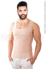 Faja camiseta POWERNET para Hombre, Invisible y Uso Diario con Aplanador de Abdomen