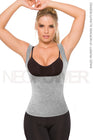 Combo Faja Cami Térmica (Gris) en Neopreno+Faja Panty Levanta Cola(Mocca) NEOPOWER