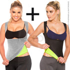 Combo Faja cami Térmica (Gris+Negro) En Neopreno NEOPOWER