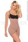 Faja Mini Short Levanta Cola Cierre Frontal Elaborada en Powernet de Doble Compresión