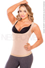 Combo Faja Camiseta Térmica Osmotex (Beige) + Faja panty levanta cola doble compresión (Mocca) NEOPOWER