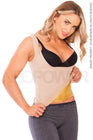 Combo Faja Camiseta Térmica Osmotex  para Ella (Dorado) y para El (Negro) Fajas NEOPOWER