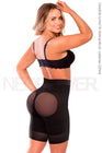 Sistema PATENTADO ReverShaper. Faja Short en POWERNET Levanta Cola Talle Alto TRIPLE Compresión