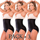 PACK 3. Lencería Modeladora. Uso Diario. Panty Strapless Elaborada En Powernet Beige