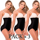 PACK 3. Lencería Modeladora. Uso Diario. Panty Strapless Elaborada En Powernet