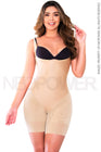 Lencería modeladora Levanta Cola Extremo, Aplanador De Abdomen Elaborada En Powernet de Doble Compresión