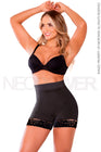 Sistema PATENTADO ReverShaper. Faja Mini Short en POWERNET Levanta Cola Talle Alto. TRIPLE Compresión